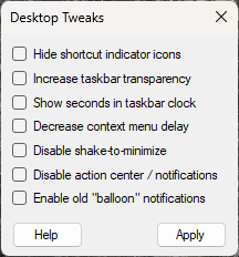 Desktop Tweak