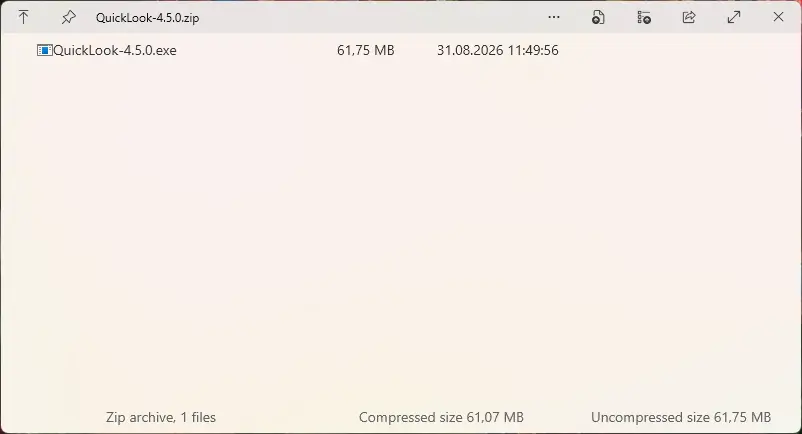 QuickLook Windows